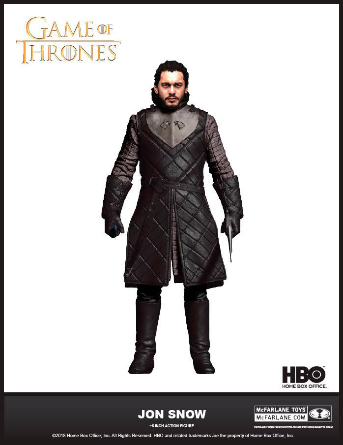 Figura Jon Snow 18 cm. Juego de Tronos. McFarlane Toys