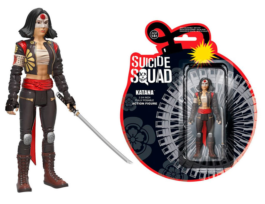Figura Katana 12 cm. Escuadrón Suicida. Funko