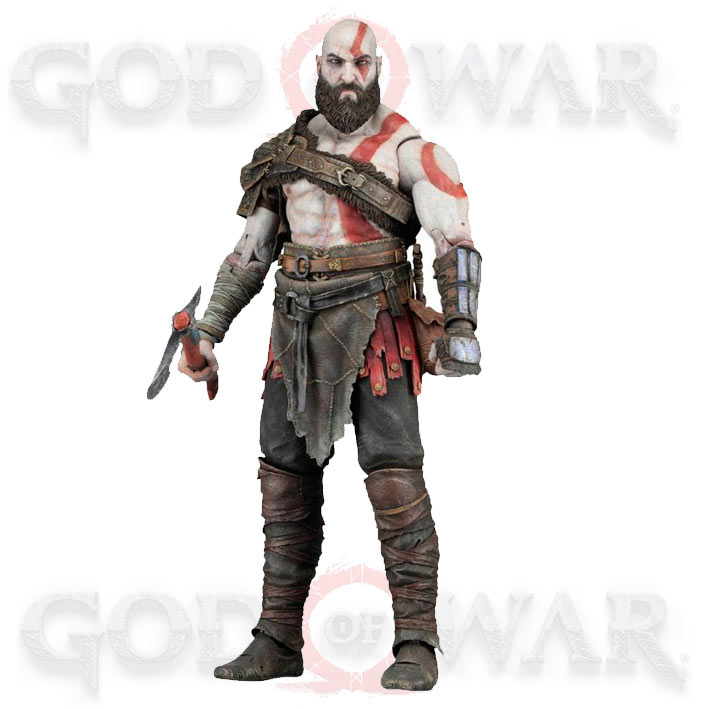 Figura Kratos 18 cm. God of War (2018). NECA