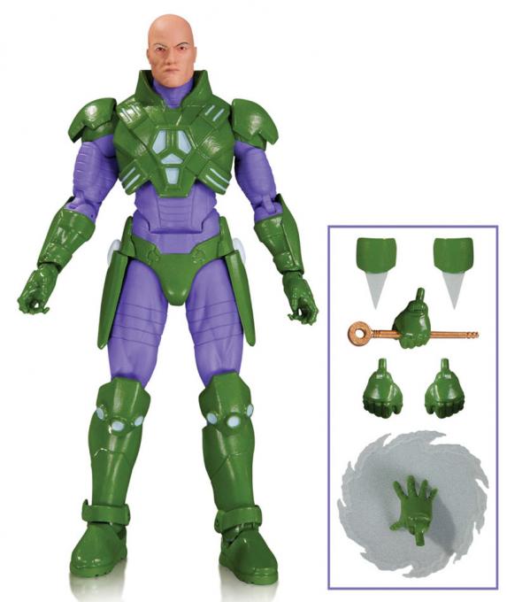 Figura Lex Luthor 15 cm. Forever Evil. Línea DC Cómics Icons. DC Collectibles