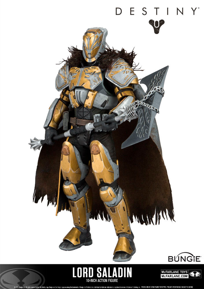 Figura Lord Saladin 25 cm. Destiny. Versión Deluxe. McFarlane Toys