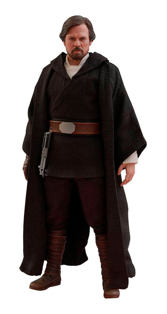Figura Luke Skywalker 29 cm. Star Wars: Episodio VIII. Escala 1:6. Con luz. Movie Masterpiece. Hot Toys