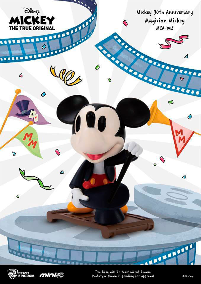 Figura Magician Mickey 9 cm. Mickey Mouse. Mini Egg Attack. 90th Aniversario. Beast Kingdom Toys