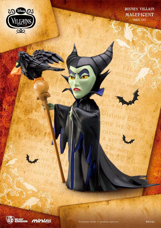 Figura Maleficent 9 cm. Disney Villains. Mini Egg Attack. Beast Kingdom Toys