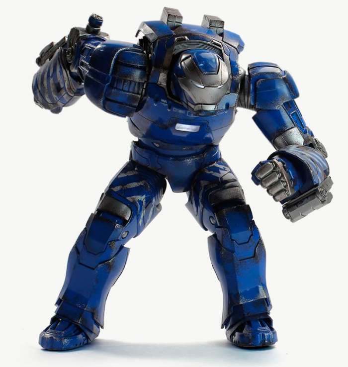 Figura Mark 38 Igor 20 cm. Iron Man 3. Con luz. Escala 1:12. Comicave Studios