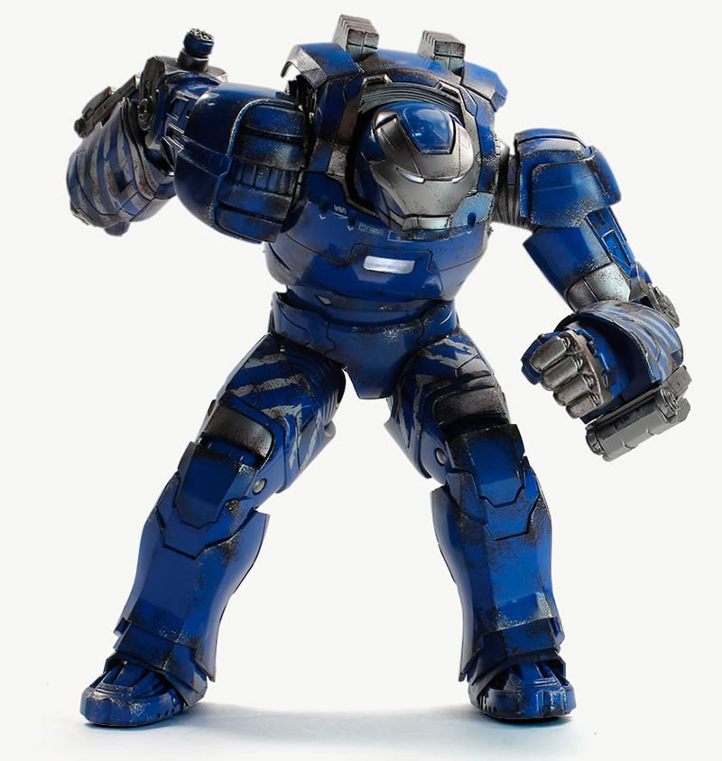 Figura Mark 38 Igor 20 cm. Iron Man 3. Con luz. Escala 1:12. Comicave Studios