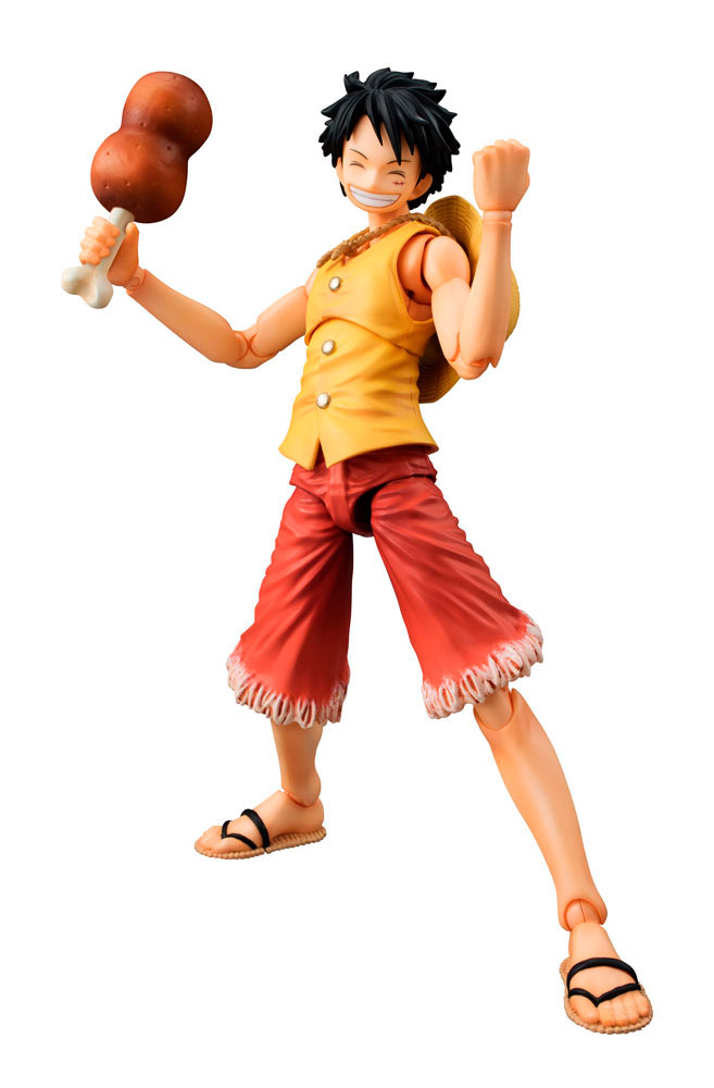 Figura Monkey D Luffy Past Blue (versión amarilla) 17 cm. One Piece. Línea Variable Action Heroes. Megahouse