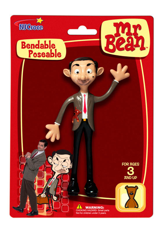 Figura Mr. Bean maleable 14 cm. NJ Croce