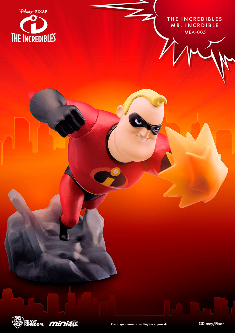Figura Mr. Incredible 14 cm. Los Increíbles. Mini Egg Attack. Beast Kingdom Toys