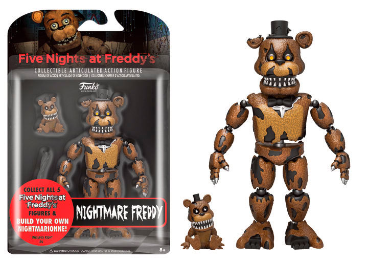 Figura Nightmare Freddy 13 cm. Five Nights at Freddy's. Funko