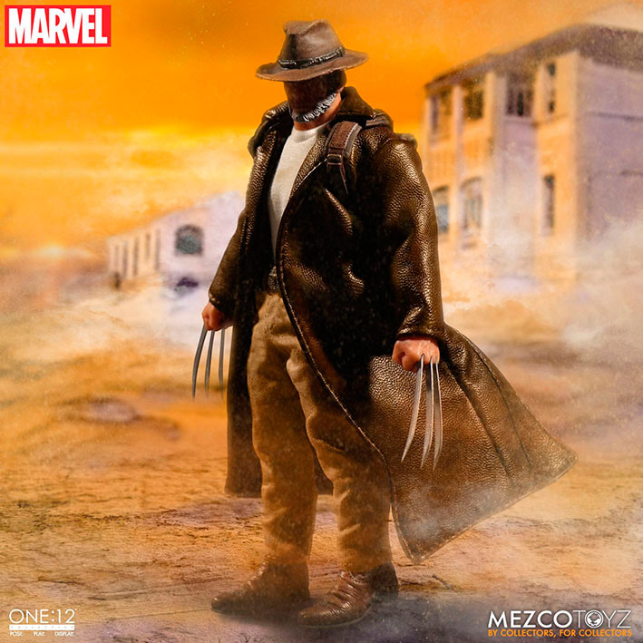 Figura Old Man Logan 15 cm. Marvel Universe. Escala One:12. Mezco Toys