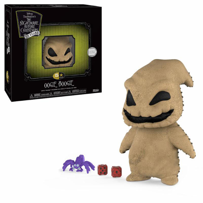 Figura Oogie Boogie 9 cm. Pesadilla antes de Navidad. 5 Star. 25 años. Funko