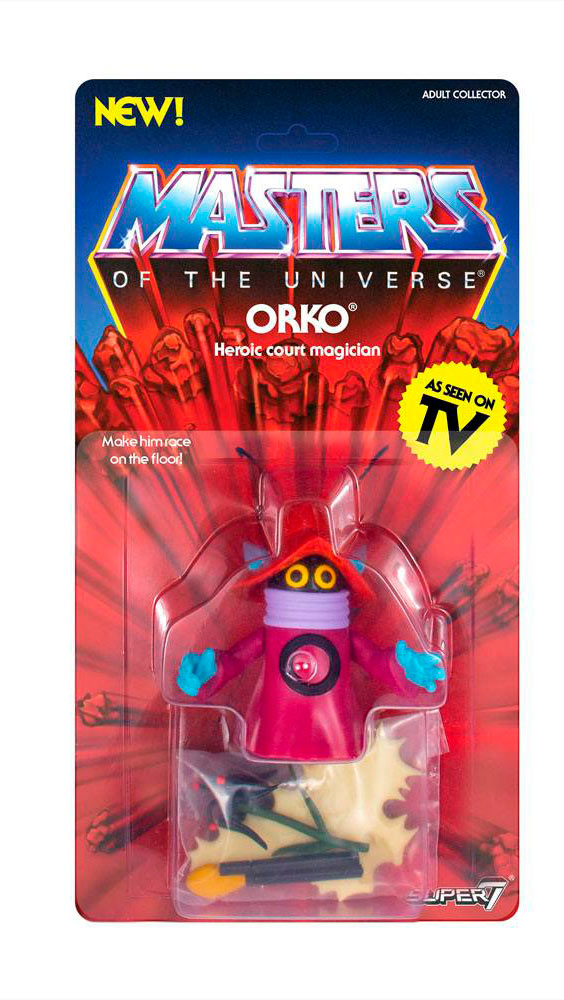 Figura Orko 14 cm. Masters del Universo. MOTU Vintage Collection. Super7