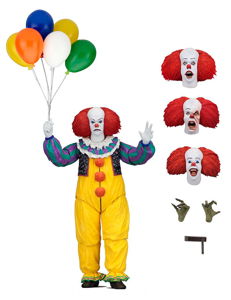 Figura Pennywise 18 cm. It (Eso) 1990. Stephen King. NECA