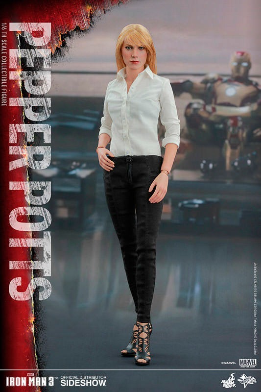 Figura Pepper Potts 28 cm. Iron Man 3. Colección Movie Masterpiece. Escala 1:6. Hot Toys