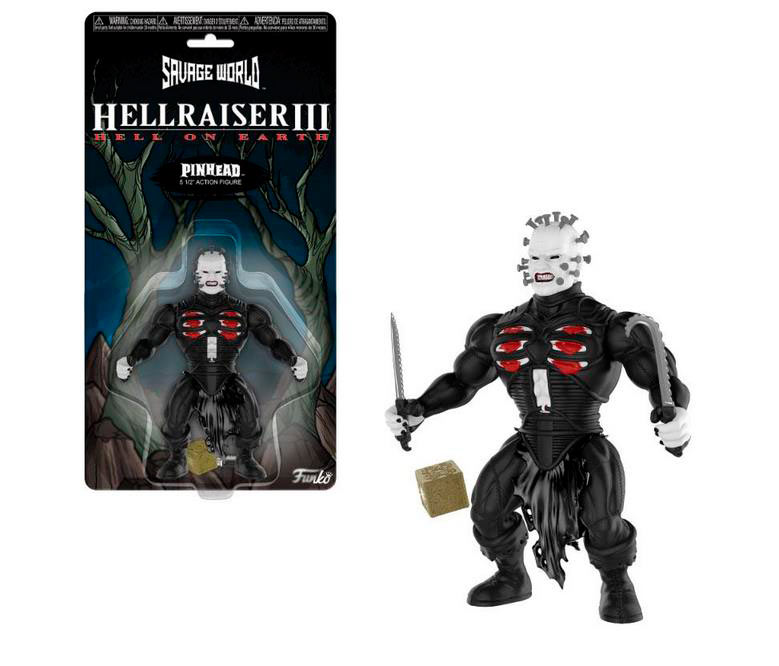 Figura Pinhead 10 cm. Hellraiser. Savage World. Funko