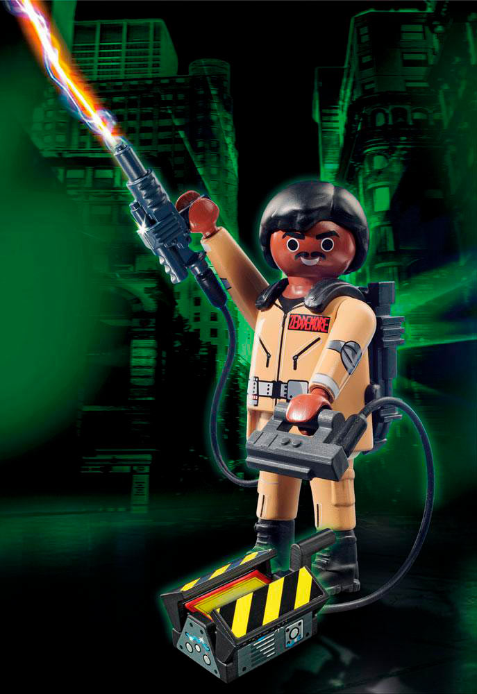 Figura Playmobil Winston Zeddemore 15 cm. Los Cazafantasmas