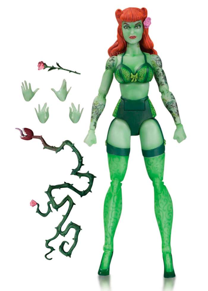 Figura Poison Ivy 17 cm. Línea DC Cómic Bombshells. DC Cómics. DC Collectibles