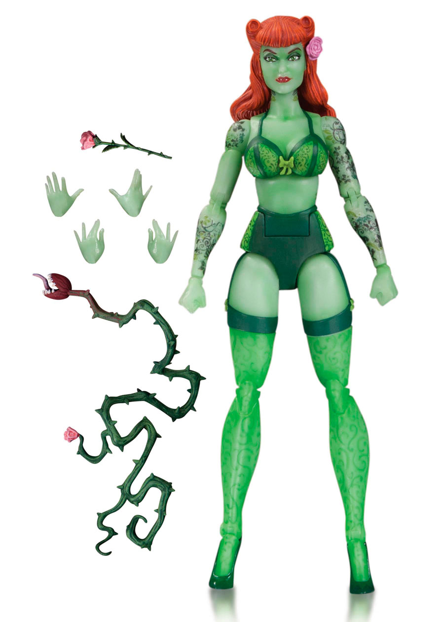 Figura Poison Ivy 17 cm. Línea DC Cómic Bombshells. DC Cómics. DC Collectibles