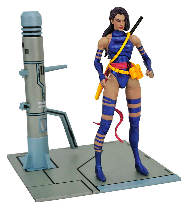 Figura Psylocke 18 cm. X-Men. Marvel Select. Diamond Select