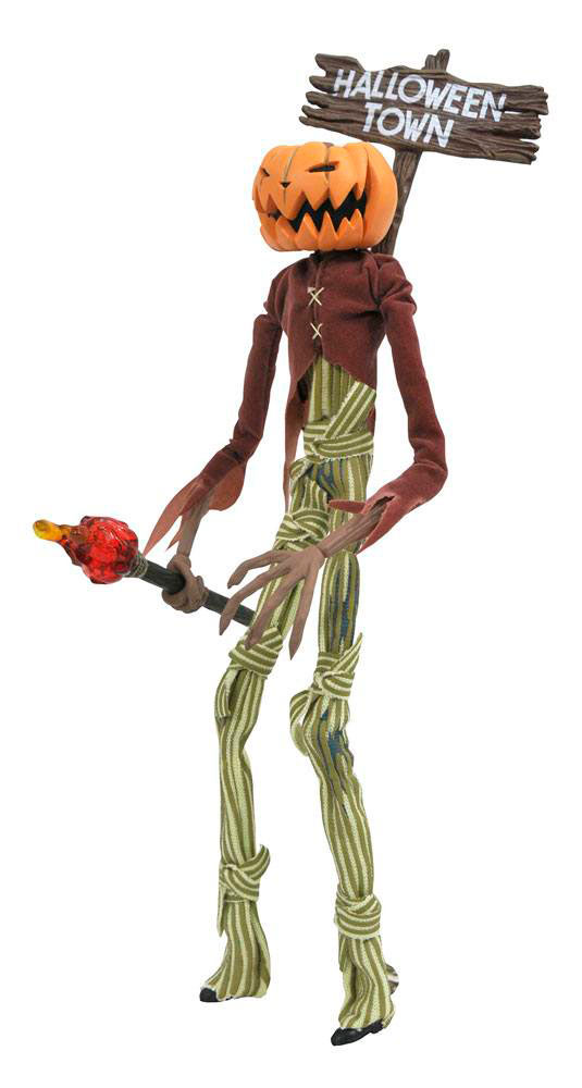 Figura Pumpkin King Jack 25 cm. Pesadilla antes de Navidad. 25º aniversario. Diamond Select