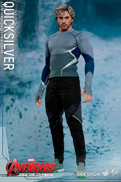 Figura Quicksilver 30 cm. Los Vengadores: la era de Ultrón. Línea Movie Masterpiece. Escala 1:6. Hot Toys