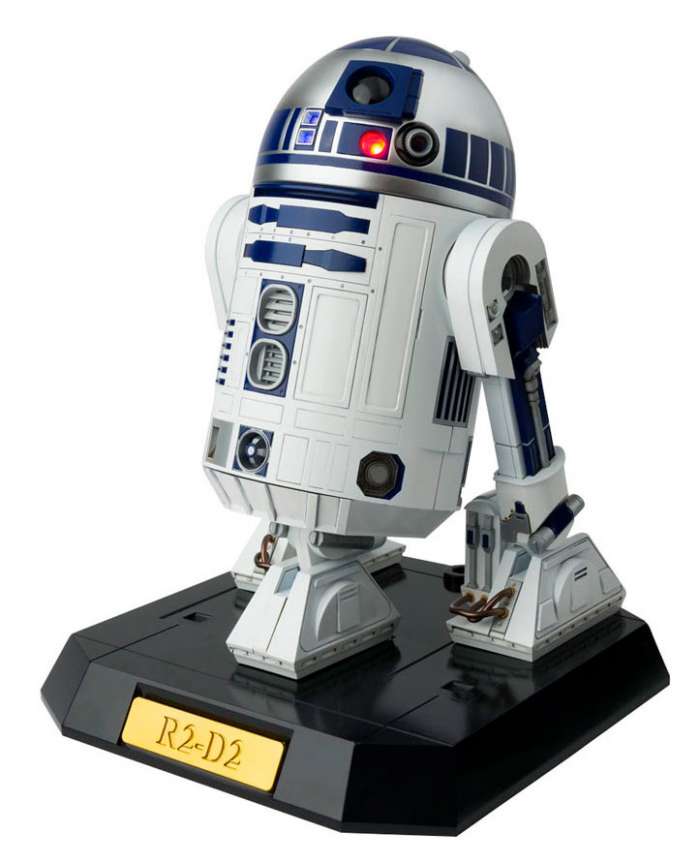 Figura R2-D2 18 cm. Star Wars: Episodio IV. Con luz y sonido. Bandai
