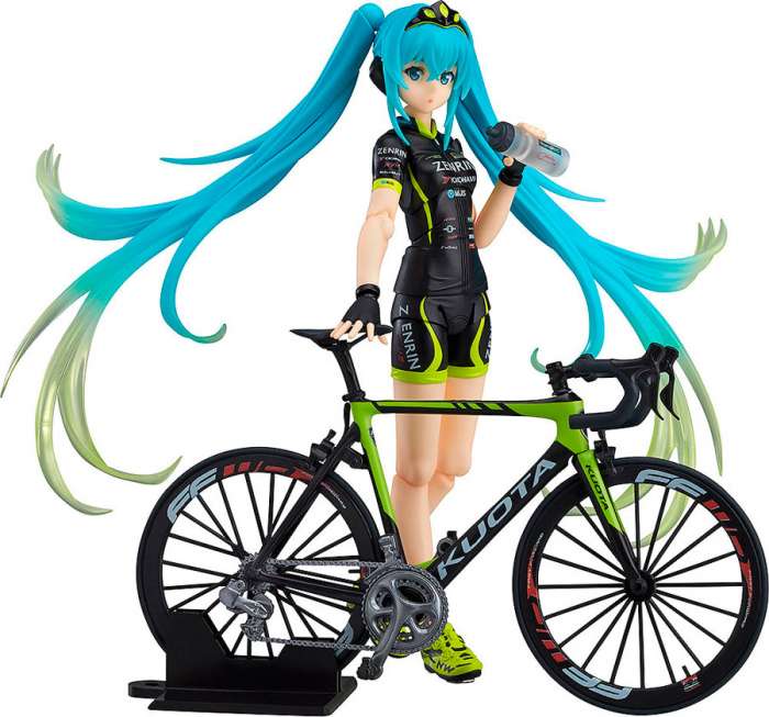 Figura Racing Miku 2015 & bicicleta 14 cm. Character Vocal. Team Ukyo. Max Factory