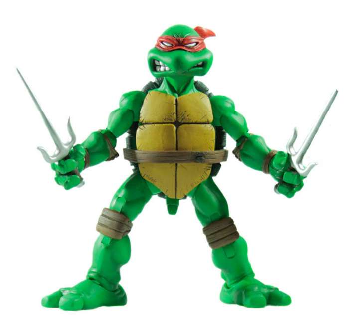 Figura Raphael 28 cm. Las Tortugas Ninja. Escala 1:6. Mondo