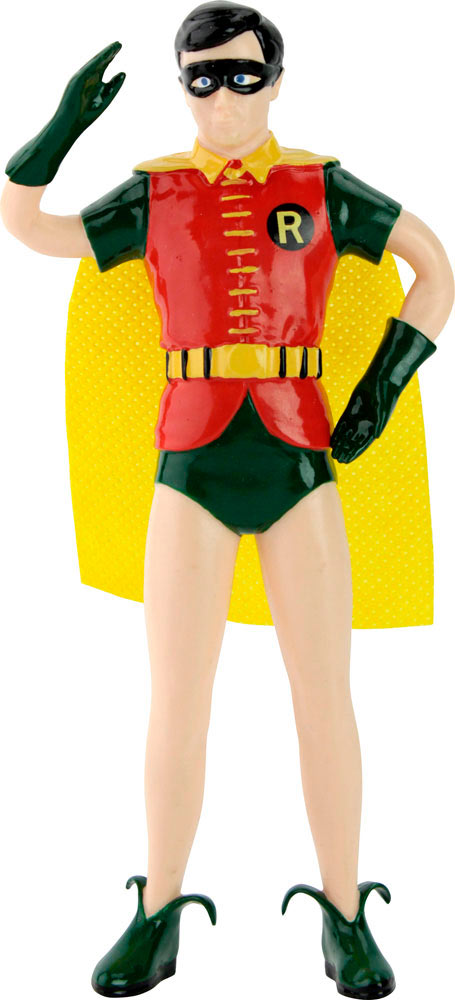 Figura Robin maleable 14 cm. Batman. Serie TV 1966. DC Cómics. NJ Croce