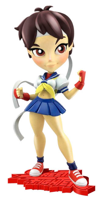 Figura Sakura 18 cm. Street Fighter. Knockouts. Cryptozoic Entertainment