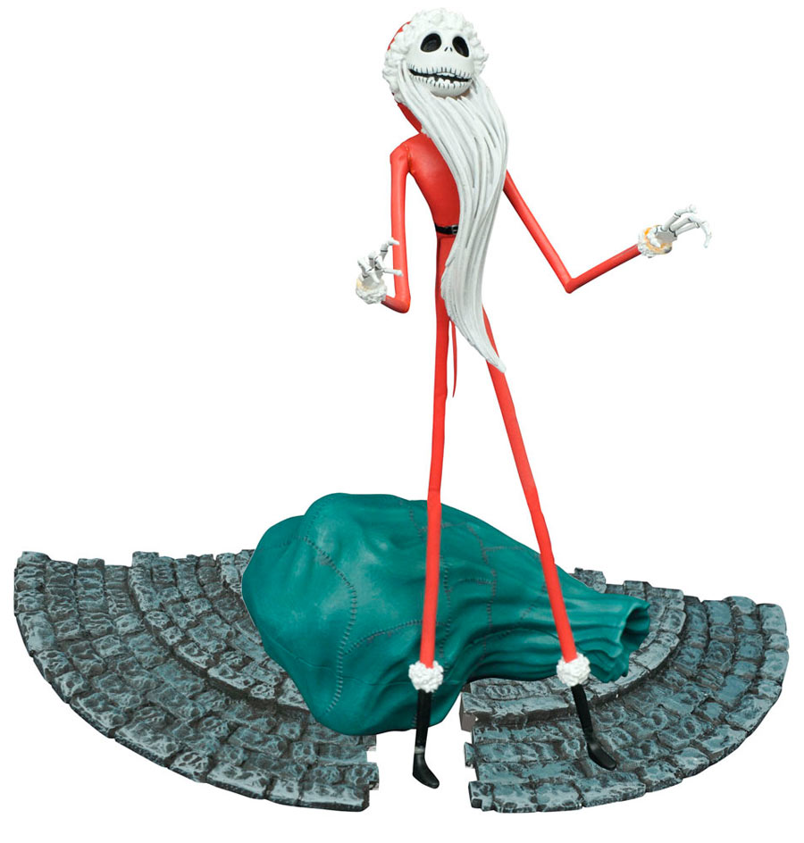 Figura Santa Jack 18 cm. Pesadilla antes de Navidad. Serie 2. Diamond Select