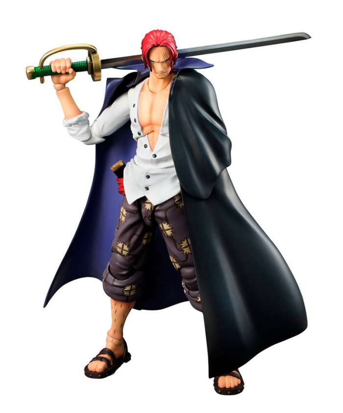Figura Shanks 19 cm. One Piece. Línea Variable Action Heroes. Megahouse