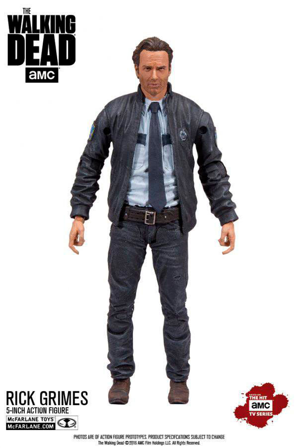 Figura Sheriff Rick Grimes 11 cm. The Walking Dead. McFarlane Toys