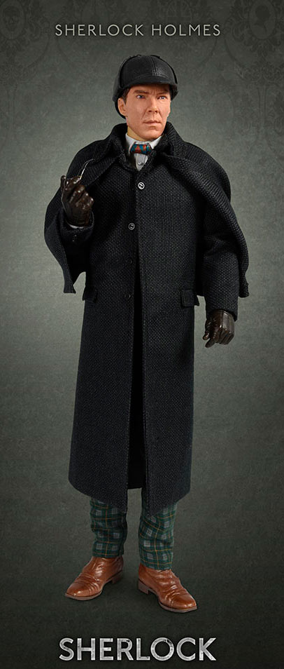 Figura Sherlock Holmes 30 cm. Sherlock. Capítulo The Abominable Bride. Escala 1:6. BIG Chief Studios