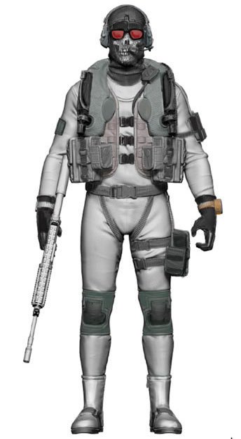 Figura Simon 'Ghost' Riley 18 cm. Call of Duty. Variant Exclusive. McFarlane Toys