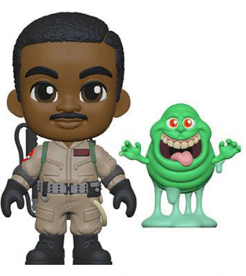 Figura Star Winston Zeddemore & Slimer 8 cm. Los Cazafantasmas. 5 Star. Funko