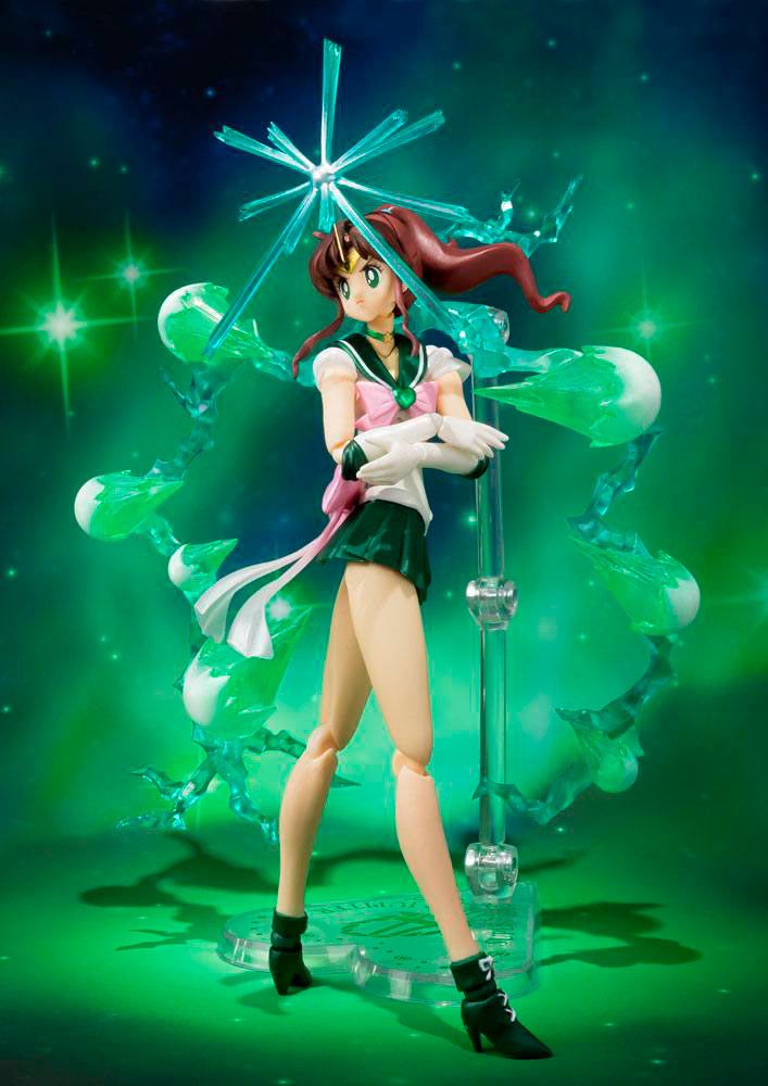 Figura Super Sailor Jupiter Tamashii Web Exclusive 15 cm. Sailor Moon SuperS The movie. Línea S.H. Figuarts. Bandai