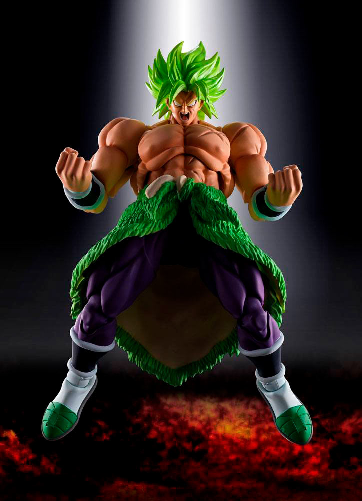 Figura Super Saiyan Broly Fullpower 22 cm. Dragonball Super. S.H. Figuarts. Bandai