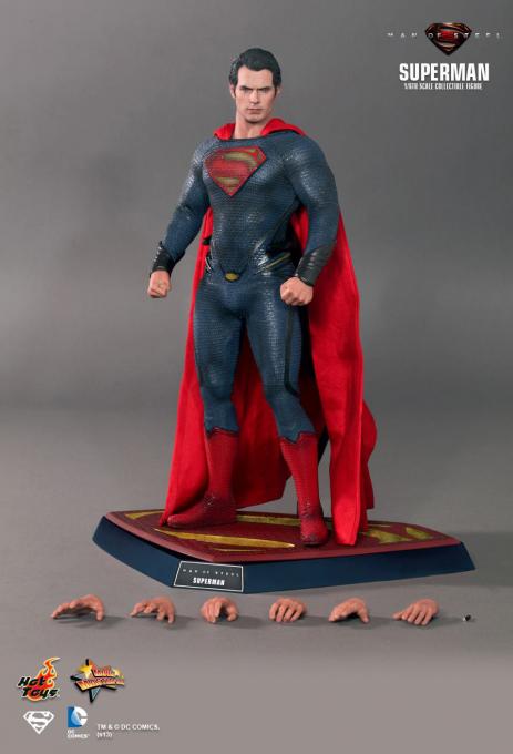 Figura Superman 31 cm. The Man of Steel. Movie Masterpiece. Escala 1/6. Hot Toys
