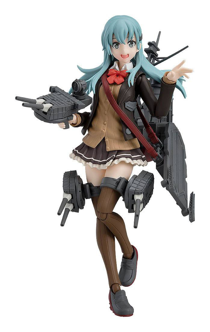 Figura Suzuya Kai-II 14 cm. Kantai Collection. Figma. Max Factory