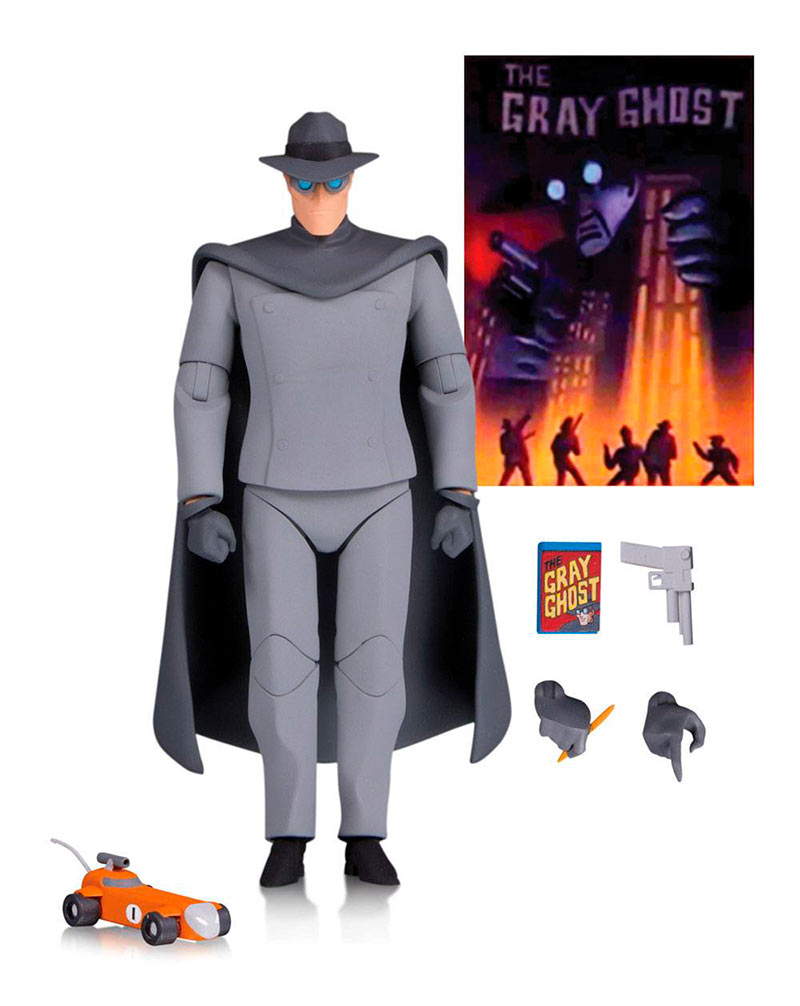 Figura The Gray Ghost 16 cm. Batman: la serie animada. DC Collectibles