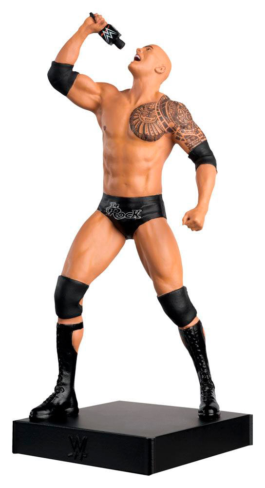 Figura The Rock 16 cm. WWE Championship Collection. Escala 1:16. Eaglemoss Publications Ltd.
