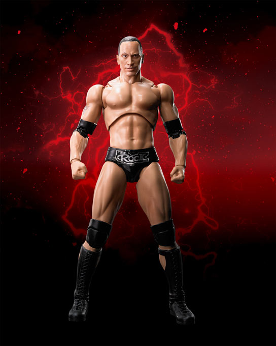 Figura The Rock 16 cm. WWE. Bandai. S.H. Figuarts. Pressing Catch