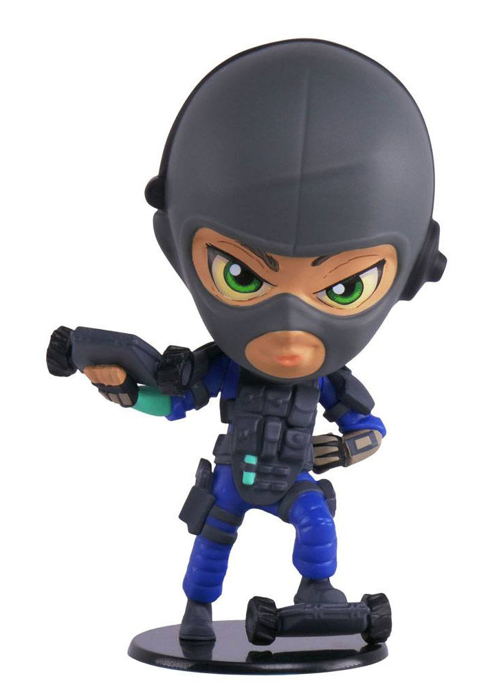 Figura Twitch 10 cm. Tom Clancy's Rainbow Six. Chibi. Six Collection. UBICollectibles