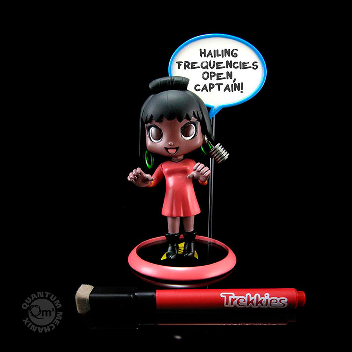 Figura Uhura 9 cm. Línea Q-Pop. Trekkies Star Trek. Quantum Mechanix