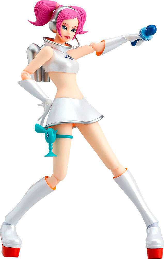 Figura Ulala Cheery 15 cm. Space Channel 5. Versión blanca. Línea Figma. Max Factory