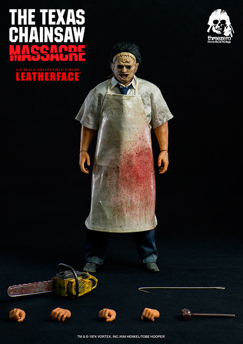 Figura Ultimate Leatherface (Caracuero) 20 cm. La Matanza de Texas. ThreeZero