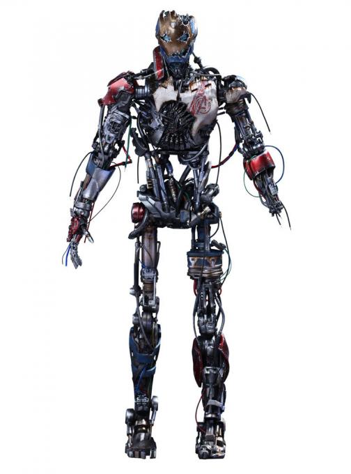 Figura Ultrón Mark I 33 cm. Los Vengadores: La Era de Ultrón. Con luz. Línea Movie Masterpiece. Escala 1:6. Hot Toys
