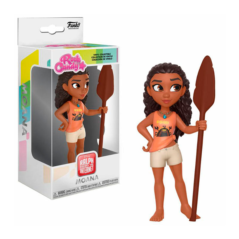 Figura Vaiana 13 cm. Ralph rompe Internet. Rock Candy. Funko